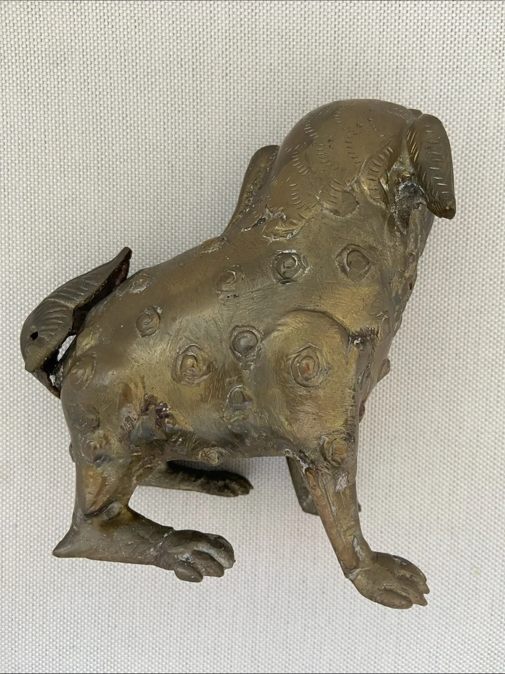 Vintage Collectible Bronze Foo Dog II